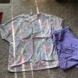 2pc women’s scrub set